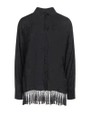 Semicouture Woman Shirt Black Size 4 Viscose