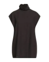Semicouture Woman Shirt Navy Size 4 Acetate, Silk