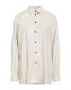Semicouture Woman Shirt Off White Size 6 Polyurethane In Neutral