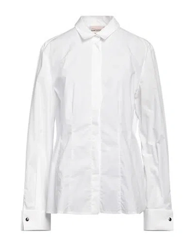 Semicouture Woman Shirt White Size 10 Cotton