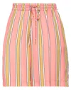 Semicouture Woman Shorts & Bermuda Shorts Coral Size 10 Viscose In Red