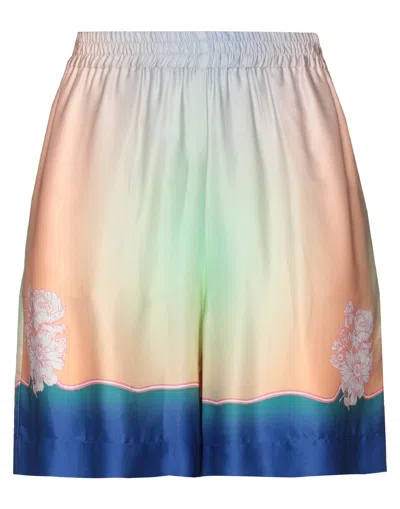 Semicouture Woman Shorts & Bermuda Shorts Salmon Pink Size 6 Viscose