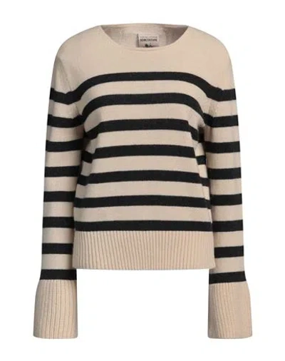 Semicouture Woman Sweater Beige Size Xs Virgin Wool, Cashmere In Beige