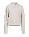 Semicouture Woman Sweater Beige Size S Wool, Polyamide In Gray