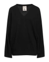 Semicouture Woman Sweater Black Size M Cashmere, Polyamide