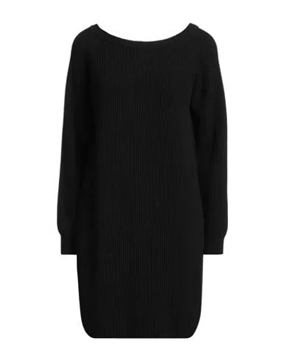 Semicouture Woman Sweater Black Size M Wool, Polyamide