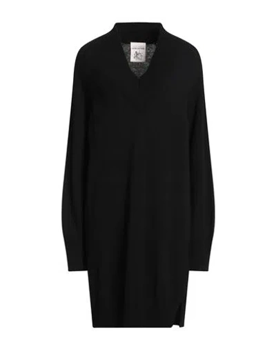 Semicouture Woman Sweater Black Size Xl Wool, Polyamide