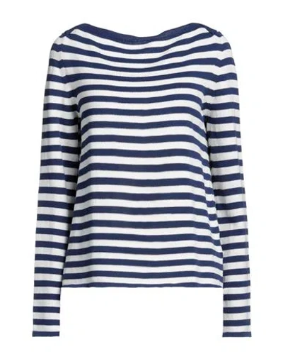 Semicouture Woman Sweater Blue Size M Cotton
