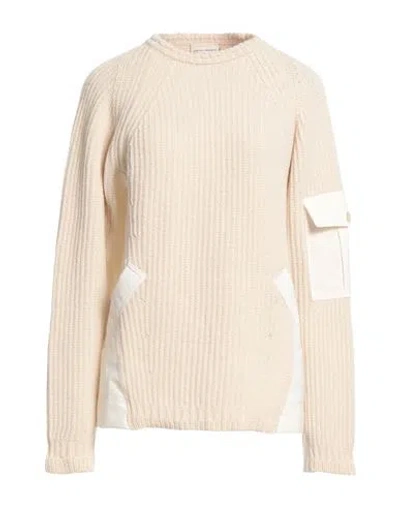 Semicouture Woman Sweater Cream Size S Wool, Polyamide, Polyester, Virgin Wool, Elastane In White
