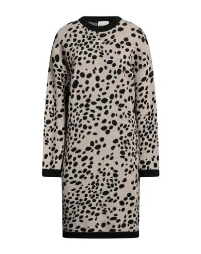 Semicouture Woman Sweater Dove Grey Size Xl Wool, Polyamide