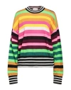 Semicouture Woman Sweater Fuchsia Size L Virgin Wool, Polyester