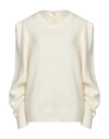 Semicouture Woman Sweater Ivory Size Xl Alpaca Wool, Mohair Wool, Polyamide In White