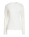 Semicouture Woman Sweater Ivory Size M Alpaca Wool, Polyamide, Virgin Wool In White