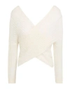 Semicouture Woman Sweater Ivory Size S Alpaca Wool, Polyamide, Virgin Wool