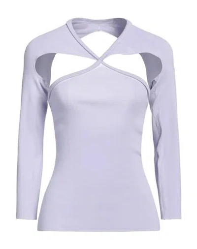 Semicouture Woman Sweater Lilac Size M Viscose, Polyamide In Purple