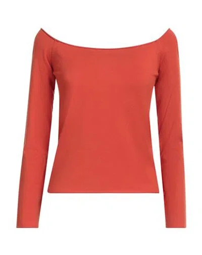 Semicouture Woman Sweater Orange Size L Viscose, Polyester