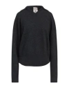 Semicouture Woman Sweater Steel Grey Size M Wool, Polyamide In Grey