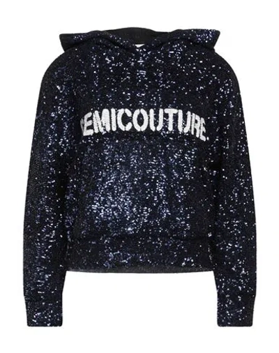 Semicouture Woman Sweatshirt Blue Size 6 Polyamide, Polyester