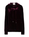 Semicouture Woman Sweatshirt Garnet Size 4 Viscose, Polyamide In Red