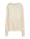 Semicouture Woman Sweatshirt Ivory Size 2 Viscose, Polyamide In White
