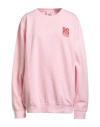 Semicouture Woman Sweatshirt Pink Size L Cotton, Polyester