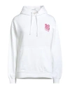Semicouture Woman Sweatshirt White Size L Cotton, Polyester