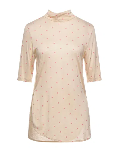 Semicouture T-shirts In Beige