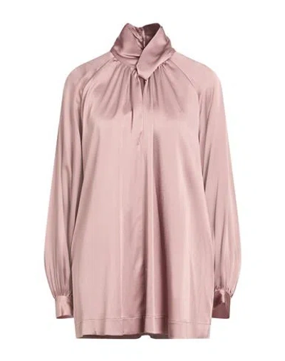 Semicouture Woman Top Antique Rose Size 4 Acetate, Viscose In Pink