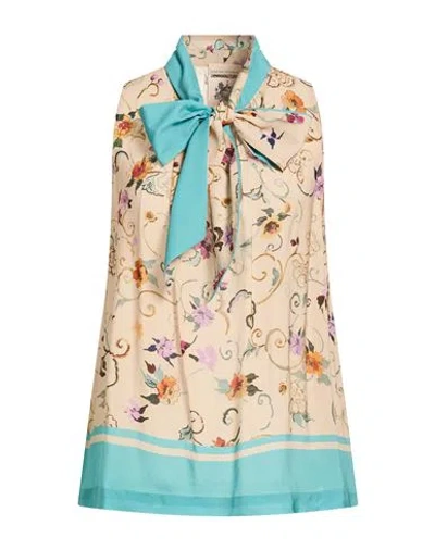 Semicouture Woman Top Beige Size 6 Viscose In Nude