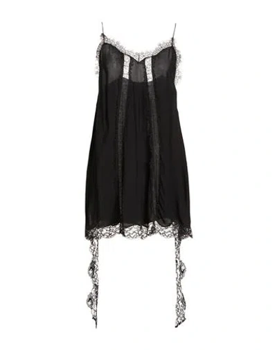 Semicouture Woman Top Black Size 6 Viscose