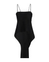 Semicouture Woman Top Black Size M Viscose, Polyamide In Black
