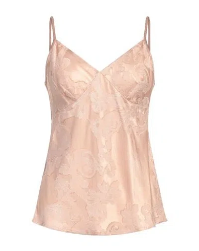 Semicouture Woman Top Blush Size 6 Viscose In Pink