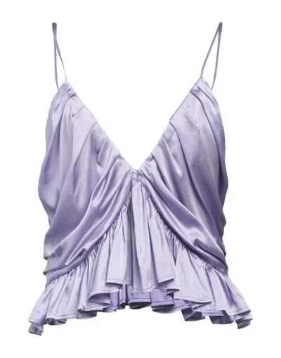 Semicouture Tops In Purple