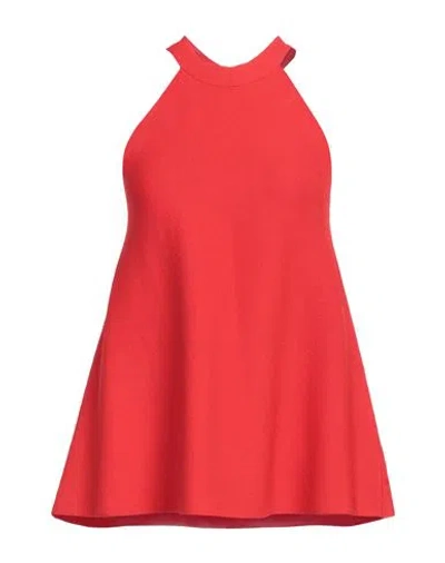 Semicouture Woman Top Red Size Xs Viscose, Polyamide