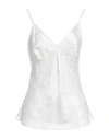 Semicouture Woman Top White Size 8 Viscose
