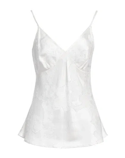 Semicouture Woman Top White Size 8 Viscose
