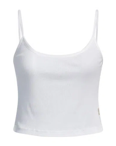 Semicouture Woman Top White Size M Modal, Cotton