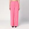 Semicouture Women's Pink Viscose Marlee Trousers