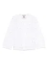 Semicouture Adriana Cotton Cardigan In White