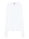 Semicouture Arianna Long-sleeves T-shirt In White
