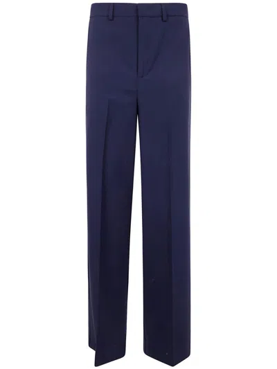 SEMICOUTURE CINDY TROUSERS BY SEMICOUTURE,Y5SI20 K92 MIDNIGHT