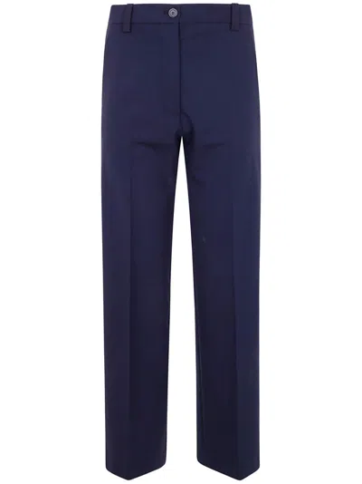 Semicouture Blue Amandine Trumpet Trousers