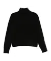 Semicouture Zip-detail Sweater In Black