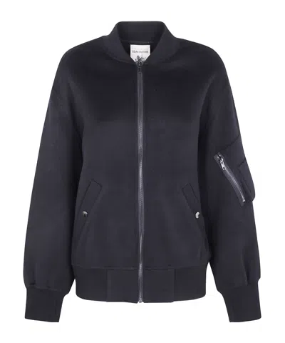 SEMICOUTURE ZIP-UP BOMBER JACKET