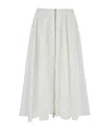 Semicouture Popeline Skirt In White