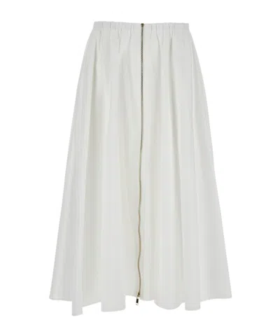 SEMICOUTURE SEMI COUTURE ASIA SKIRT WITH FRONT ZIP