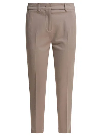 SEMPER SEMPER BEIGE ELASTANE TROUSERS