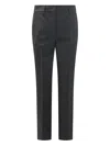 Semper Slim Fit Pants In Wool In Gray