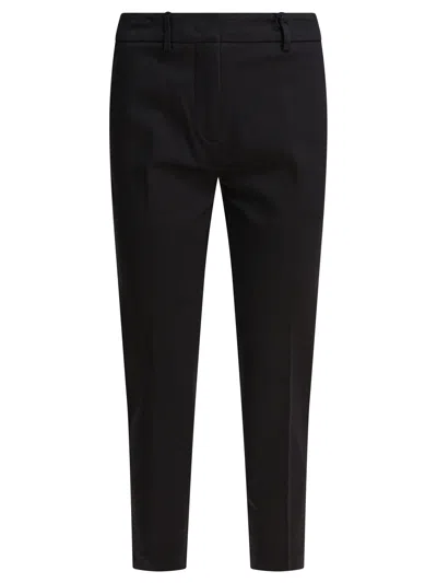 SEMPER SEMPER BLACK ELASTANE TROUSERS