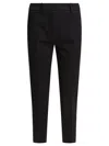 Semper Black Elastane Trousers In Black